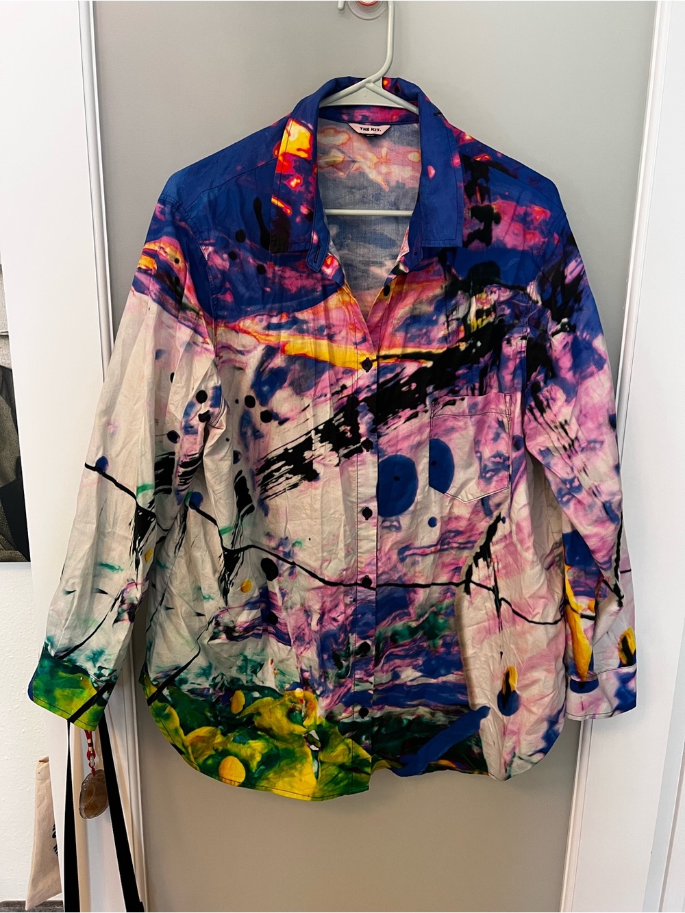 The Kit Abstract Painter Cotton Buttondown